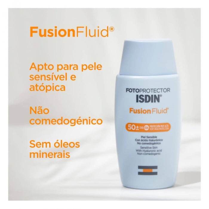Isdin Fotoprotector Fusion Fluid FPS 50 50ml - Imagem 2